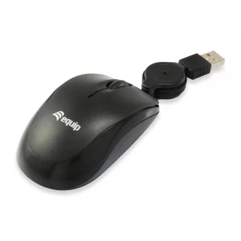 Equip 245103 mõlemakäeline reisihiir USB Type-A optiline 1000 DPI