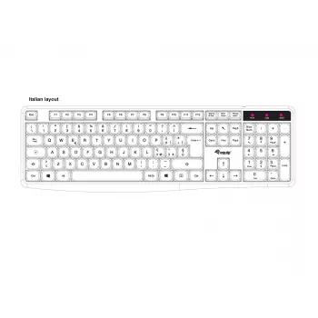 Equip 245213 klaviatuur kontorisse USB QWERTY itaalia must