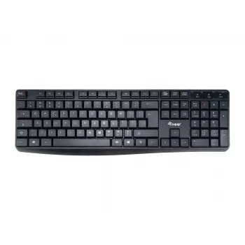 Equip juhtmega USB-klaviatuur, US/International paigutus (QWERTY), täissuuruses (100%), juhtmega, USB, QWERTY, must