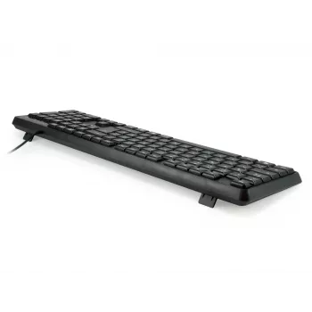 Equip juhtmega USB-klaviatuur, US/International paigutus (QWERTY), täissuuruses (100%), juhtmega, USB, QWERTY, must