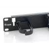 Equip 19-tolline rack-kinnitusega kaablihalduspaneel, must (RAL 9005)