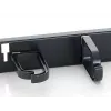 Equip 19-tolline rack-kinnitusega kaablihalduspaneel, must (RAL 9005)