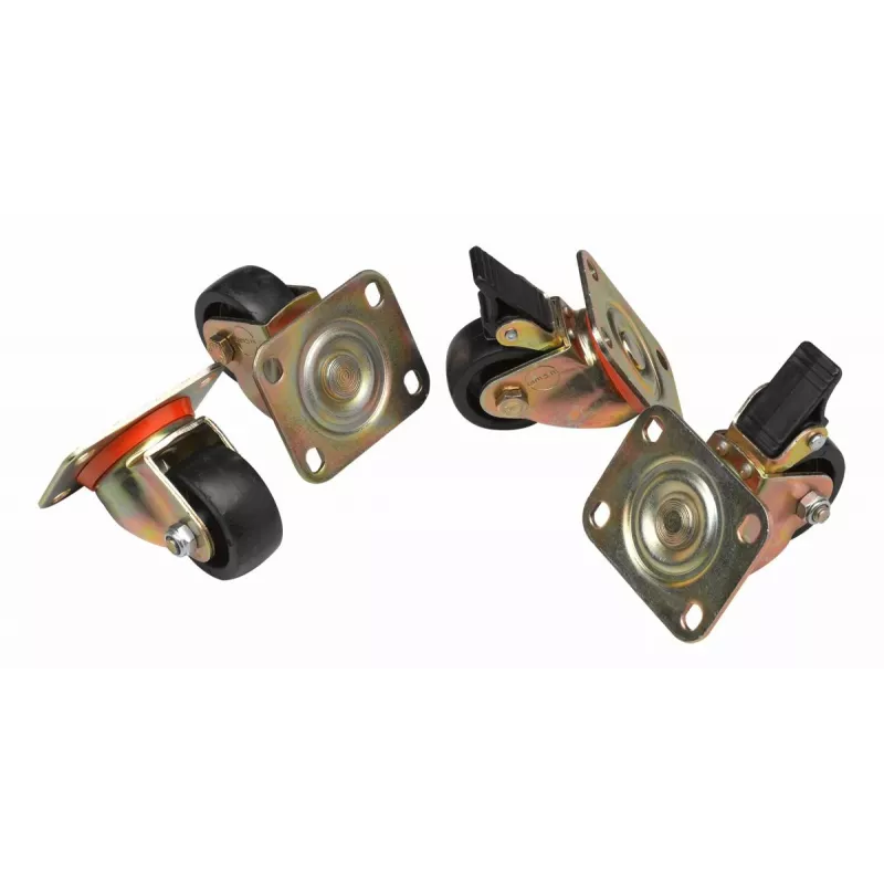 Rataste rattad Equip EZW-2 mustad 60mm Flex-kappidele