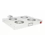 Equip jahutusventilaatorid 19 inch, 1U, 4 ventilaatorit, RAL7035 hall