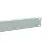 Tühipaneel Equip 10 tolli 1U helehall teras 25,4 mm