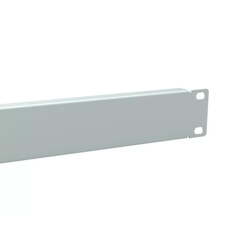 Tühipaneel Equip 10 tolli 1U helehall teras 25,4 mm