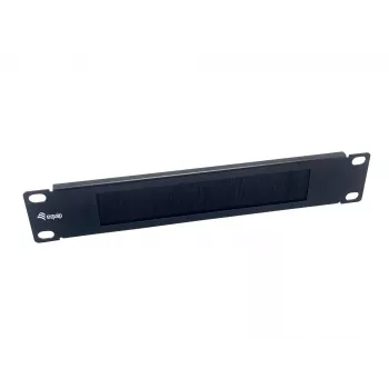 Harjapaneel Equip 10 tolli 1U must teras 25,4 mm laius