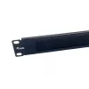 Harjapaneel Equip 10 tolli 1U must teras 25,4 mm laius