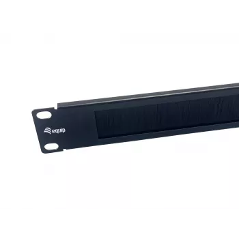 Harjapaneel Equip 10 tolli 1U must teras 25,4 mm laius