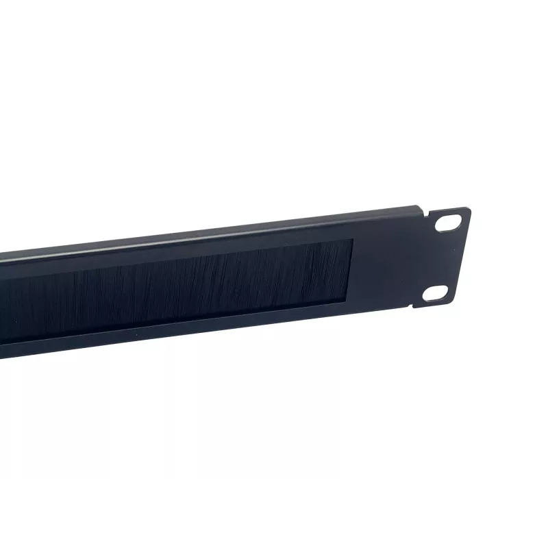 Harjapaneel Equip 10 tolli 1U must teras 25,4 mm laius