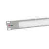 Harjapaneel Equip 10 tolli helehall teras 1U