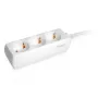 Equip 245550 pikendusjuhe 1,5 m 3 vahelduvvoolu pistikupesa Siseruumidesse Valge