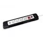 Equip 245553 pikendusjuhe 1.5 m 4 vahelduvvoolu pistikupesa Siseruumides Must, Valge
