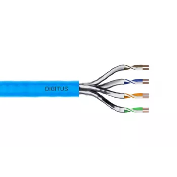 DIGITUS paigalduskaabel - CAT6a - U/FTP - AWG 23/1 - 100m - sinine