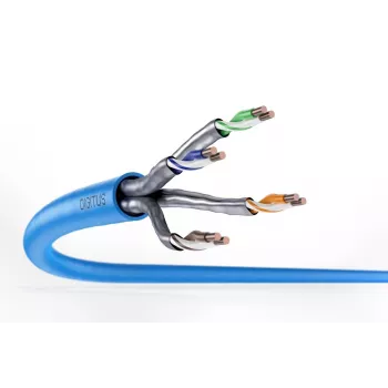 DIGITUS paigalduskaabel - CAT6a - U/FTP - AWG 23/1 - 100m - sinine
