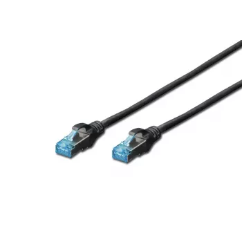 DIGITUSi paigalduskaabel - Cat 5e - SF/UTP - Snagless - Cu - 1m - must