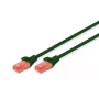 DIGITUS patch-kaabel - CAT6 - U/UTP - Snagless - Cu - 10m - roheline