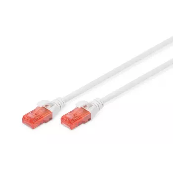 DIGITUS ühenduskaabel - CAT6 - U/UTP - Snagless - Cu - 50cm - valge