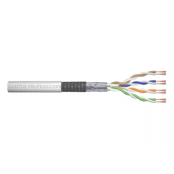 DIGITUS paigalduskaabel - Cat 5e - SF/UTP - AWG 26/7 - 305m - Hall