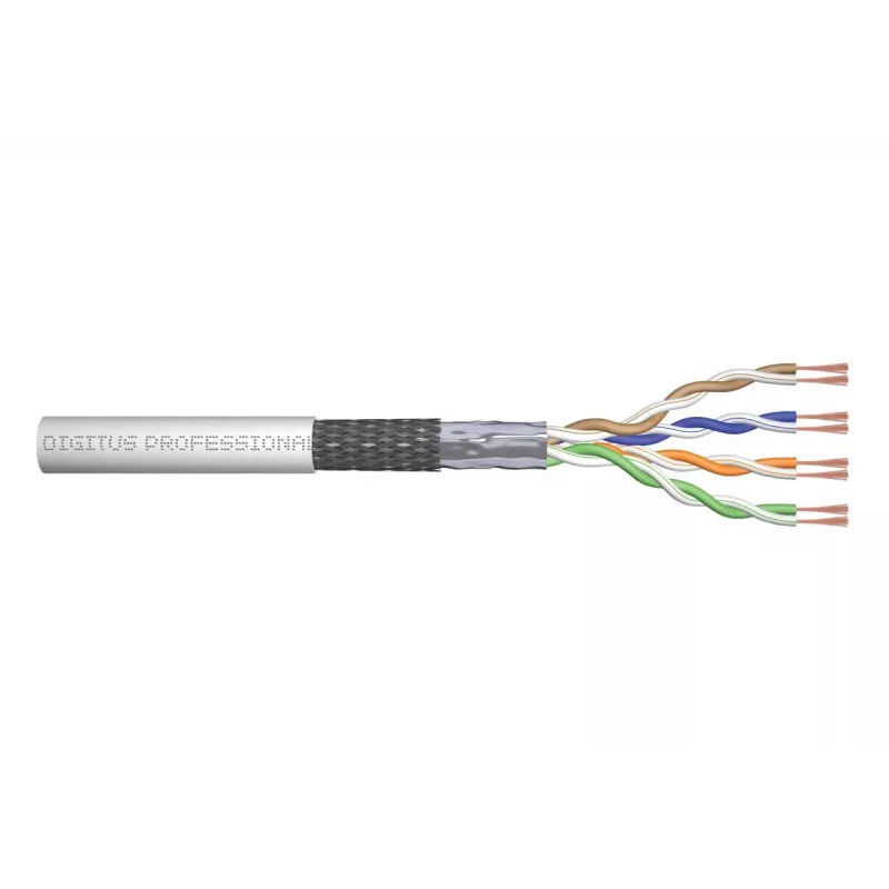 DIGITUS paigalduskaabel - Cat 5e - SF/UTP - AWG 26/7 - 305m - Hall