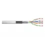 Võrgukaabel Digitus CAT 6 SF/UTP keerdpaarpaikakaabel toorik 100m Hall