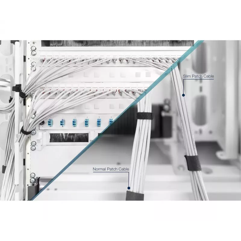 DIGITUS õhuke patch-kaabel - CAT6 - U/UTP - Snagless - Cu - 2m - hall
