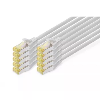 DIGITUS patch-kaabel - CAT6a - S/FTP - haakumisvaba - 5m - must - 10 tk pakendis