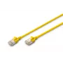 DIGITUS õhuke patch-kaabel - CAT6A - F-FTP - 5m - kollane