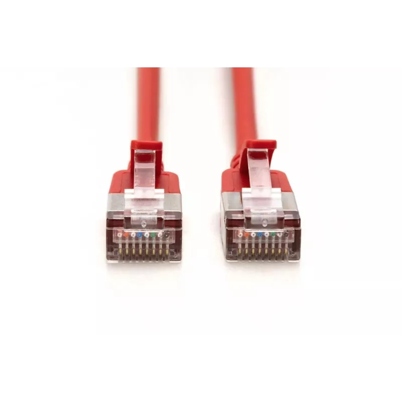DIGITUS õhuke patch-kaabel - CAT6A - F-FTP - 3m - punane