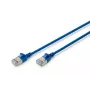 DIGITUS õhuke paigalduskaabel - CAT6A - F-FTP - 1,5 m - sinine