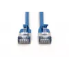 DIGITUS õhuke paigalduskaabel - CAT6A - F-FTP - 1m - Sinine