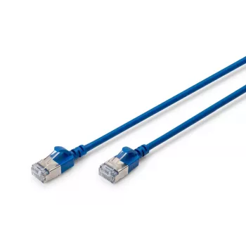 DIGITUS Õhuke patch-kaabel - CAT6A - F-FTP - 5 m - Sinine