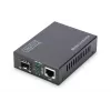 DIGITUS meediamuundur, SFP 10/100/1000Base-T SFP avatud pesale, koos toiteplokiga, ilma SFP-moodulita
