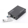 DIGITUS meediamuundur, SFP 10/100/1000Base-T SFP avatud pesale, koos toiteplokiga, ilma SFP-moodulita