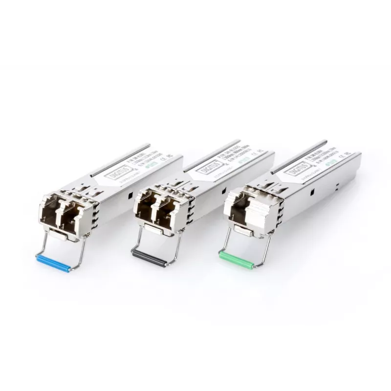 DIGITUS 1.25 Gbps SFP-moodul, kuni 20 km üksikrežiim, LC Duplex-pistik, 1000Base-LX, 1310nm