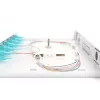 DIGITUS fiiberoptiline liugliitmikukarp, 1U, varustatud 6x SC dupleksiga, sisaldab M 25 kruvi, liitmiskassett, värvilised patsijuhtmed OM3, adapter