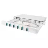DIGITUS fiiberoptiline liugliitmikukarp, 1U, varustatud 6x SC dupleksiga, sisaldab M 25 kruvi, liitmiskassett, värvilised patsijuhtmed OM3, adapter