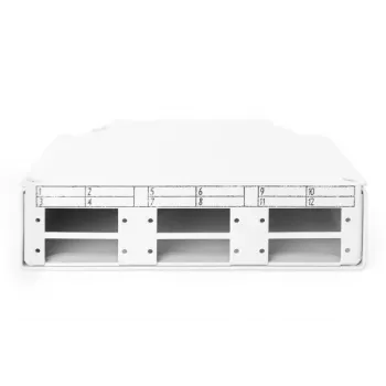 DIGITUS DIN-liistuga kiudoptiline harukarp 6 SC/DX-adapterile, hall