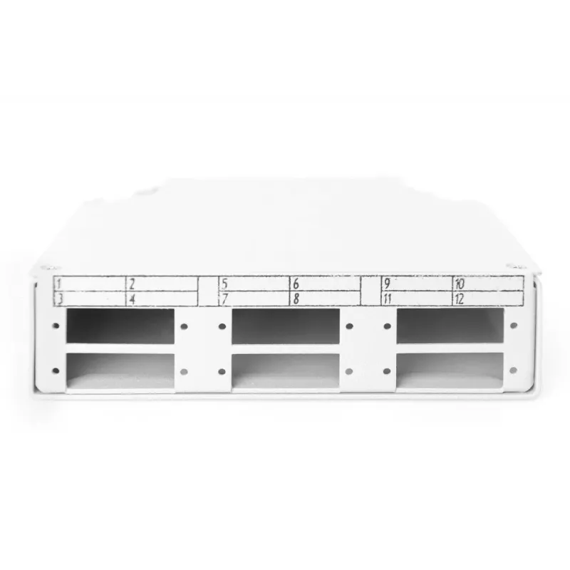 DIGITUS DIN-liistuga kiudoptiline harukarp 6 SC/DX-adapterile, hall