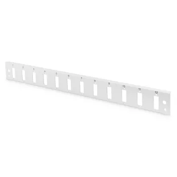 DIGITUS Fo esipaneel Quick Lock 12x SC DX vertikaalselt, hall
