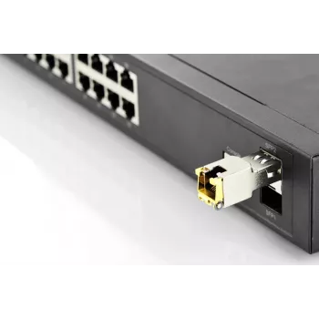 DIGITUS Mini GBIC Copper SFP moodul 10G 100m toetab 10G 5G 2.5G 1G Base-T