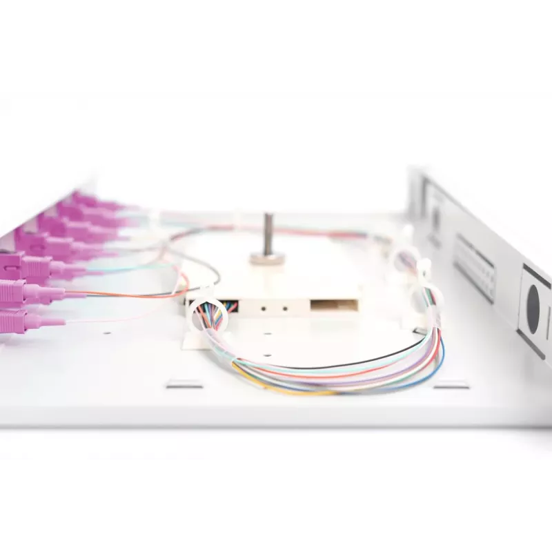 DIGITUS kiudoptiline ühenduskarp SC OM4 1U 6xSC-DX kassetiga, patsijuhtmed, adapterid