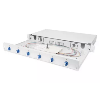 DIGITUS fiiberoptiline splaisskarp LC OS2 1U 6xLC-DX korp. sabakiud sidur