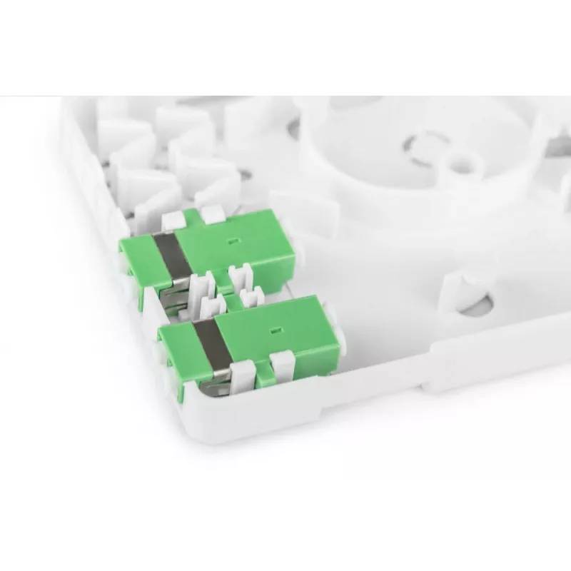 DIGITUS FTTH korpus, 2x LC(APC) DX adapteriga, pindpaigaldus
