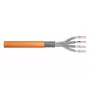 DIGITUS paigalduskaabel – Cat 7 – S/FTP – AWG 23/1 – simplex – 1000 m – oranž