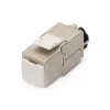 DIGITUS CAT6a Keystone Jack - varjestatud, tööriistavaba ühendus - intelligentne kaablihaldur - 24 tk