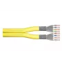 DIGITUS paigalduskaabel - CAT 7A - S/FTP - AWG 22/1 Duplex - 500m - kollane - Dca-s1a d1 a1