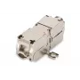 DIGITUS Field Termination Coupler CAT6A, 500 MHz AWG 22-26 jaoks, täielikult varjestatud keystone disain, 26x35x80 mm