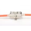 DIGITUS Field Termination Coupler CAT6A, 500 MHz AWG 22-26 jaoks, täielikult varjestatud keystone disain, 26x35x80 mm