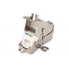 DIGITUS Field Termination Coupler CAT6A, 500 MHz AWG 22-26 jaoks, täielikult varjestatud keystone disain, 26x35x80 mm